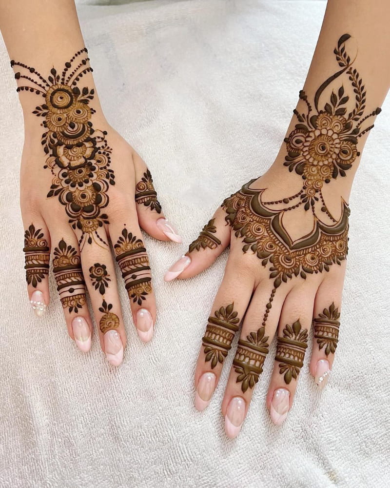 Floral Mehndi Design