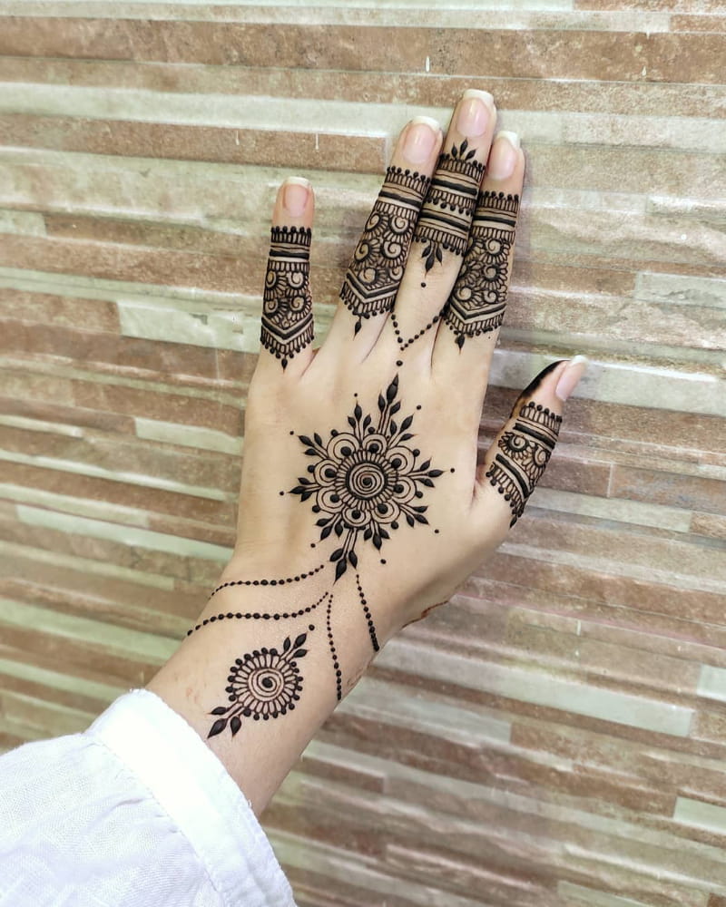 Modern Mehndi Design