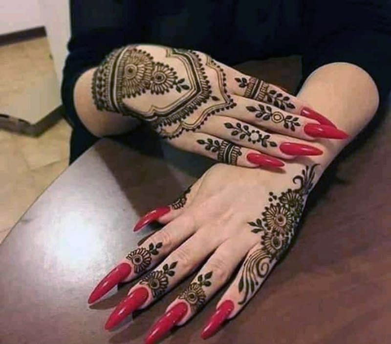 Purely-authentic Mehndi Design