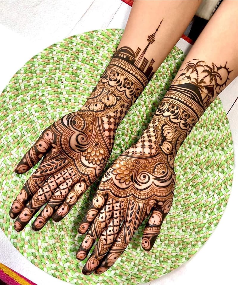 Spiritual Mehndi Design